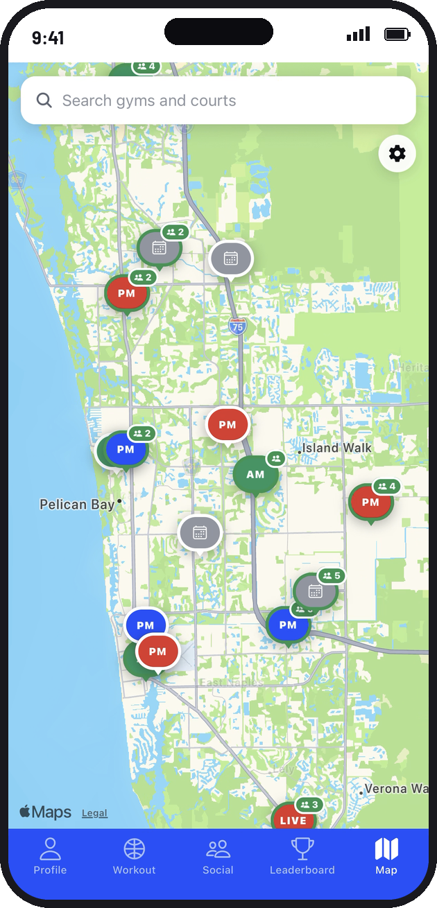 Aikon scheduled runs on the live map